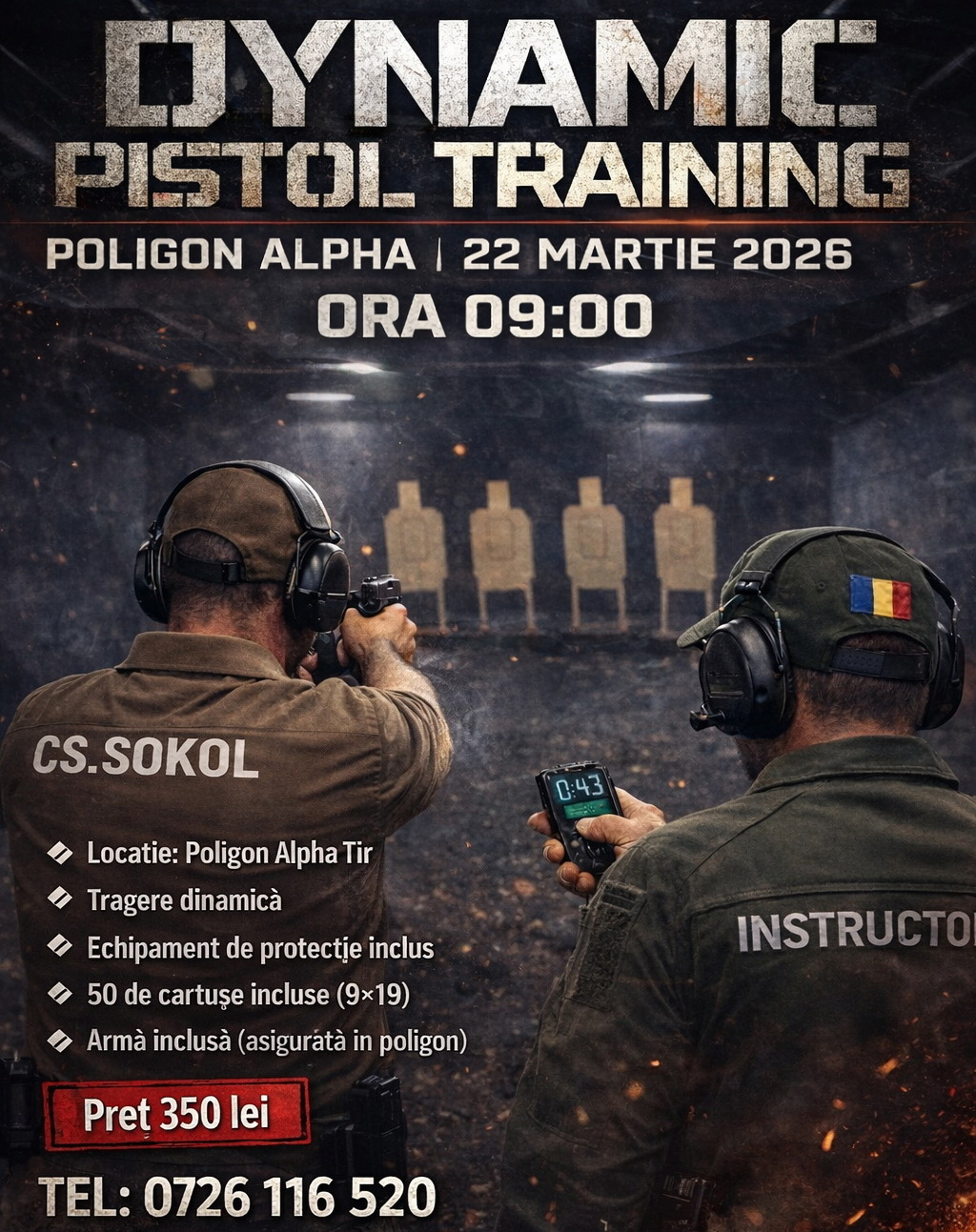 Dynamic Pistol Training – antrenament de tragere dinamică